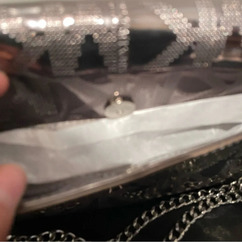 Michael Kors Metallic Silver Purse - Picture 6 of 10